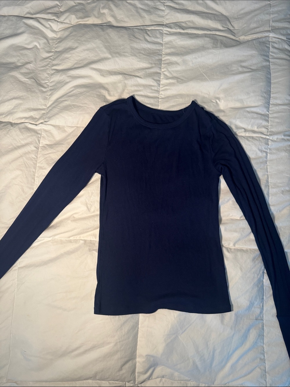 Classic Navy Long Sleeve Top